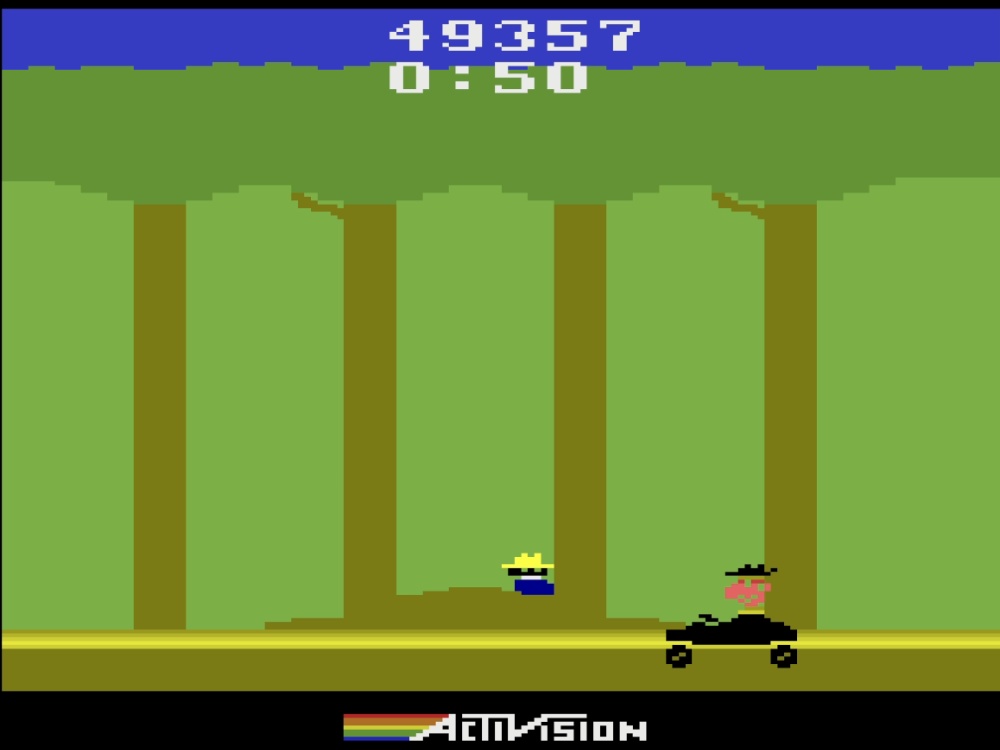 Gameplay of Private Eye for Atari 2600